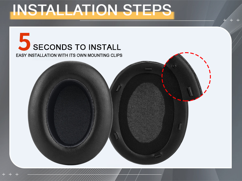 Replacement ear covers for Sony WH-xb910n