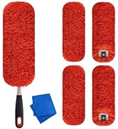 Nicemiya 4 Pack Microfiber Reusable Duster Refills, Compatible with OXO Good Grips Microfiber Han...