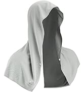 Sukeen Cooling Hoodie Towel, Absorbent Quick-Drying Cooling Towels for Neck and Face, UV Sun Prot...