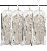 Multiple pale gray garments hanging on white hangers against white background, showing various angles and views of what appears to be identical clothing items.