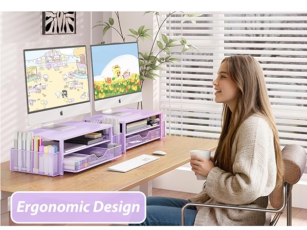 monitor stand for desk organizers and accessories computer stand riser office organization desktop