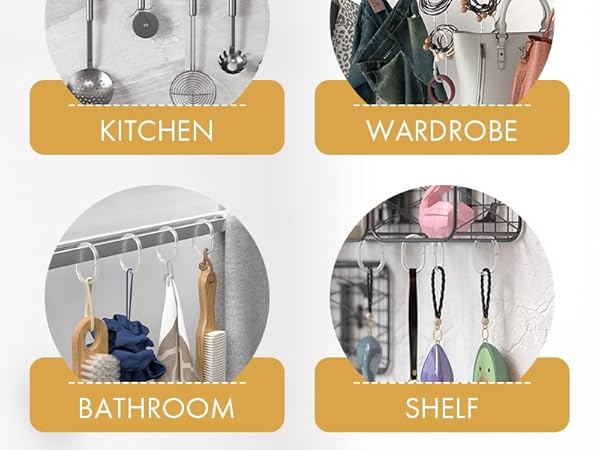 plastic shower curtain hooks clear