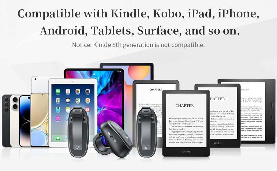 Remote Control Page Turner for Kindle Paperwhite