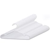 Plastic Kids Hangers 100 Pack Non-Slip Baby Clothes Hangers for Closet, Children & Teenager Cloth...
