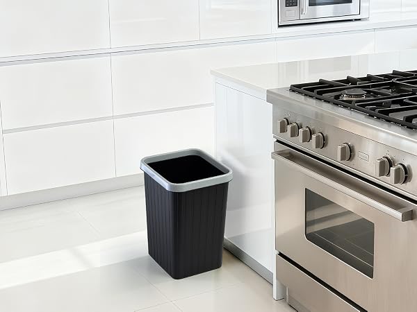 trash can with bag ring