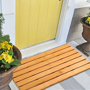 outdoor bamboo mat