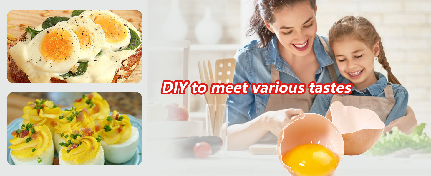 6 Pcs egg cooker