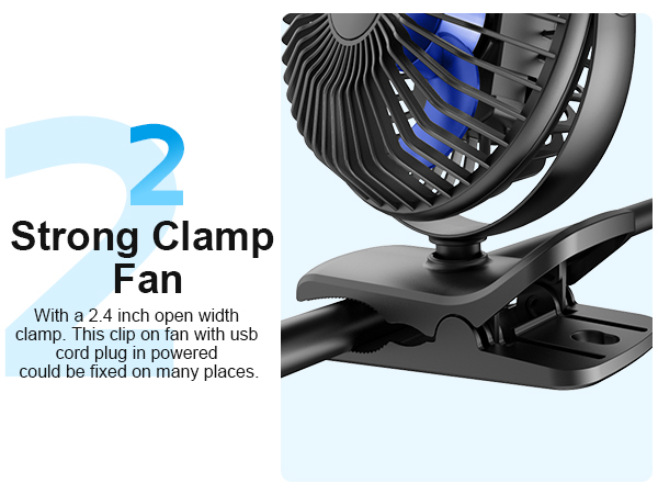 strong clamp fan