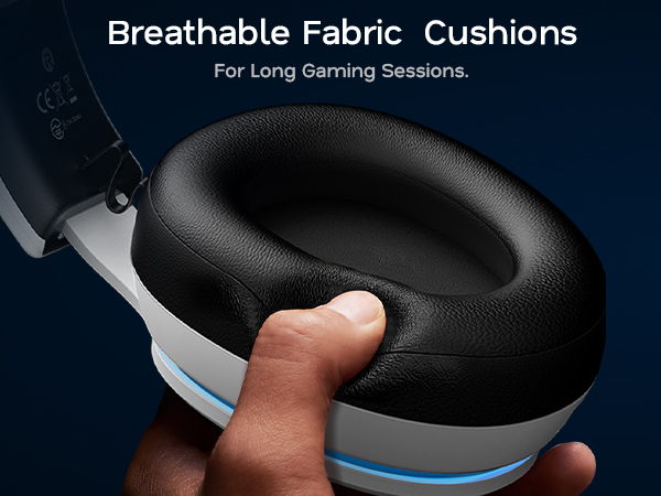 Breathable Fabric Cushions, For Long Gaming Sessions.