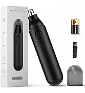 Ear and Nose Hair Trimmer Clipper - Painless Eyebrow & Facial Hair Trimmer for Men Women, Portabl...