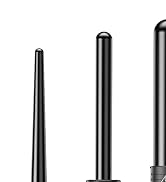 5 In 1 Curling Wand Set, Curling Iron Interchangeable Ceramic Barrels (0.35-1.25 Inch), Heating H...