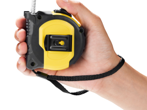 Heavy Duty Measurement Tape Construction Carpenter Fractional Tape Measure 25 ft with 1/8 Fractions