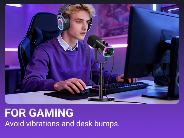 desktop mic stand for gaming
