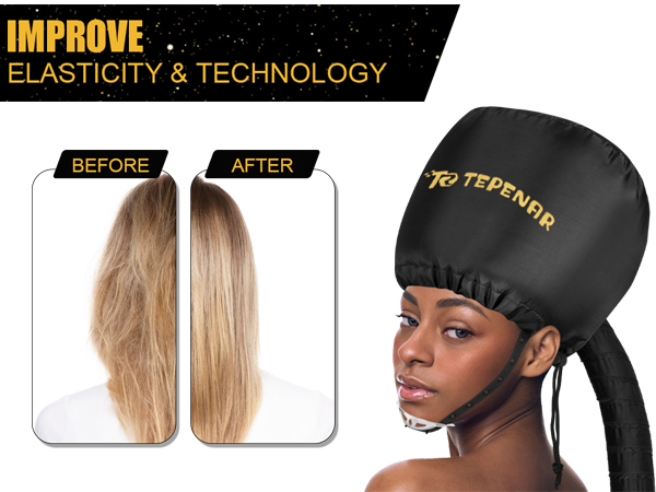 hooded hair dryer