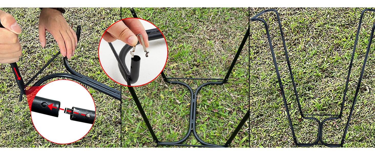 garden trash bag holder outdoor leaf bag support stand
