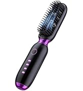 Go Brush Pro - Portable Hair Straightening Brush Cordless Hair Straightener Brush 50 Million Nega...