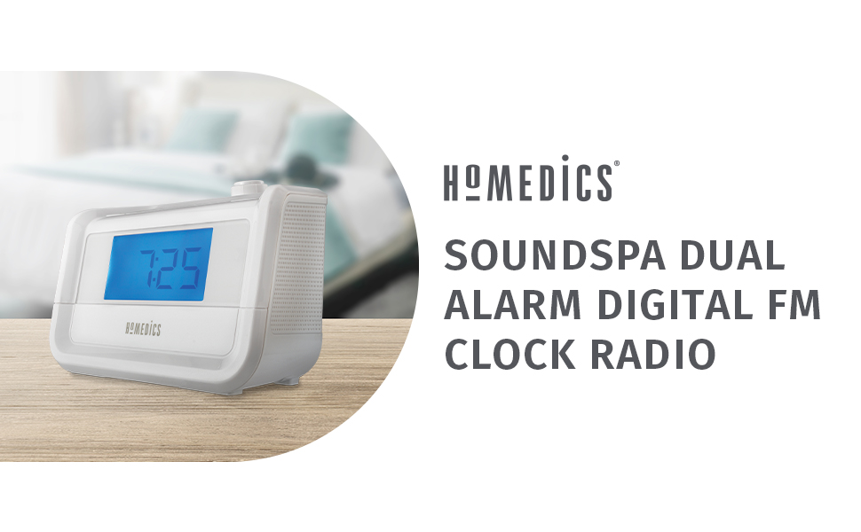 Homedics Sound Spa Alarm Clock