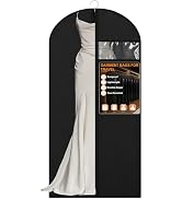 Garment Bags for Travel & Hanging Clothes, 55" Suit Bag for Closet Storage, Lightweight Dress Bag...