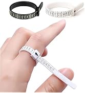 2 Pack Ring Sizer Measuring Set Reusable Finger Belt Size Gauge Measure Tool Jewelry Sizing Tools...