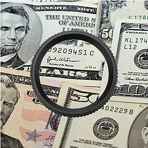 Mini Desk Magnifier Loop for Jeweler Coins Maps Antiques Magazines Electronics