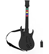 DOYO Wireless Wii Guitar Hero Controller for guitar hero and Rock Band Games, Compatible with All...