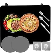 Stove Covers, Extra Large Stove Top Cover for Electric, Thick Rubber Mat for Kitche Desktop Black...
