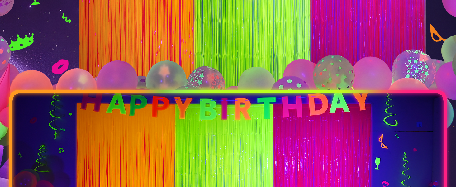 glow in the dark party supplies