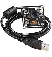 Arducam 2MP Global Shutter USB Camera, 50fps OV2311 Monochrome UVC Webcam Module with Low Distort...