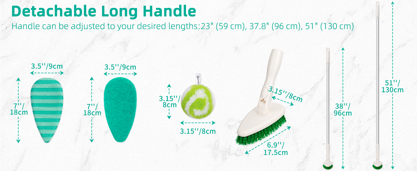 detachable long handle