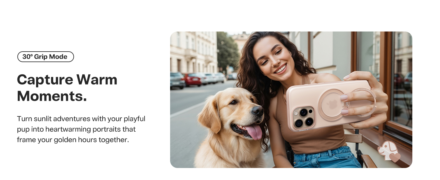 TORRAS 360 Magnetic Stand for iPhone 16 Pro Max Case, 6.9''