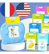 KILOGOGRAPH Bilingual English French Flash Cards - Talking Flash Cards for Kids, 510 Sight Words,...