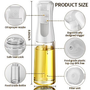oil bottles for kitchen