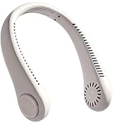 SUNSEATON Hands-Free Neck Fan, Personal Portable Fan 3 Speeds, Bladeless Display, Stereo Airflow ...