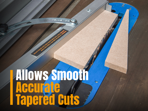 taper jig table saw straight line ripping furniture making chair legs woodworking accessory 71035