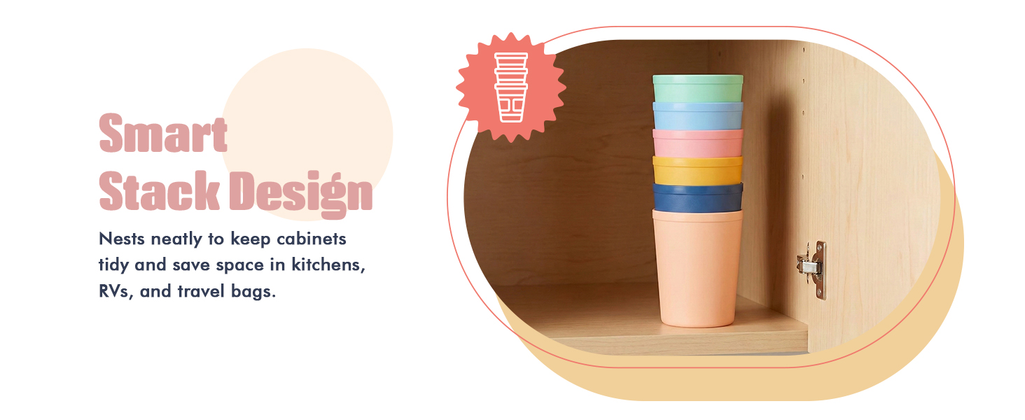 Small Reusable Cups –8 oz
