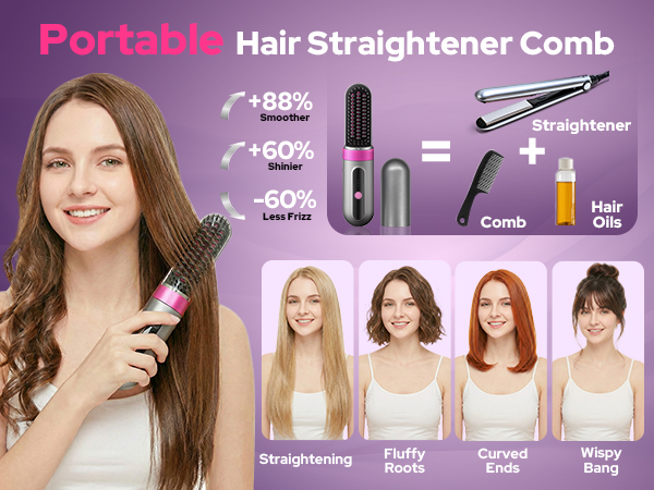 portable hair straightener