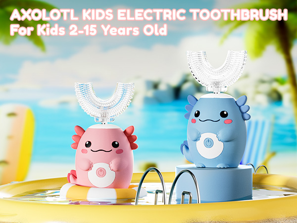 Axolotl kids electric u toothbrush