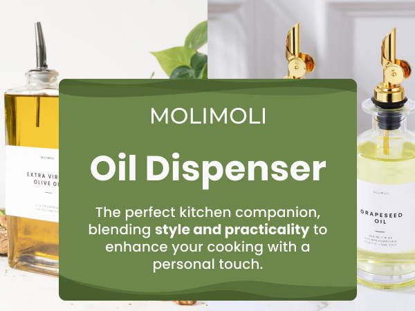 Premium Olive Oil Dispenser Bottles for Kitchen