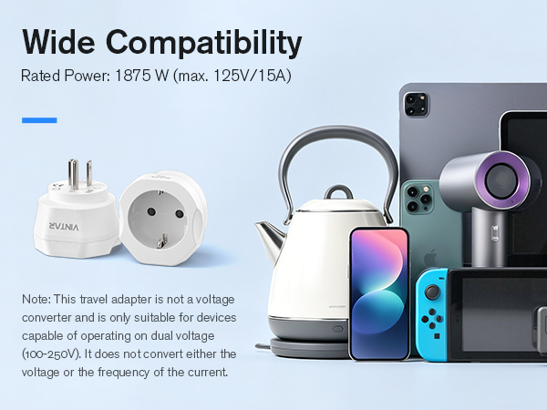 european to us plug adapter