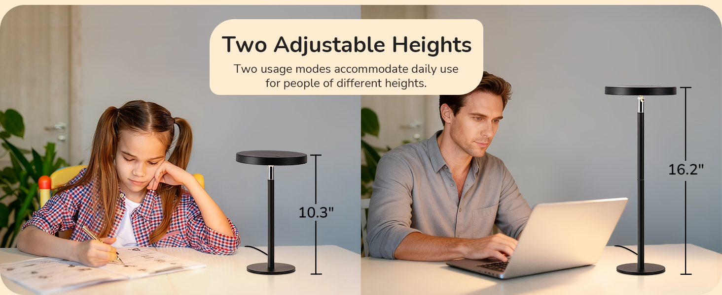 Two Adjustable Heights