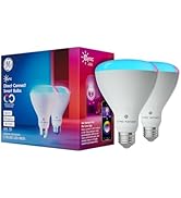 Cync GE BR30 Smart Bulb WiFi LED Light Bulbs, Color Changing Indoor Floodlight, Bluetooth Light B...