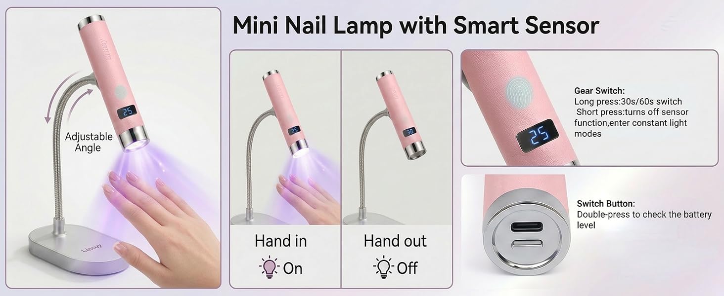 mini uv light for nails