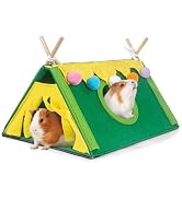 Guinea Pig Hideout, Small Animal Houses and Habitats, Guinea Pig Tent Tunnel Cages for Guinea Pig...