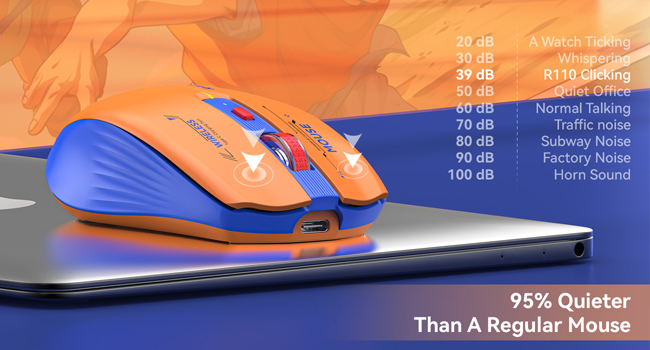 RAPIQUE R110 Bluetooth Mouse for laptop