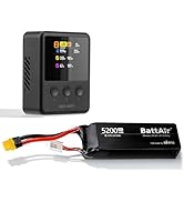 ISDT 608PD Bundle: 608PD DC 240W/10A USB-C 100W/5A Smart Battery Charger for Life/Lilon/LiPo/LiHV...