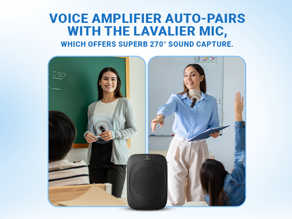 portable amplifier with microphone