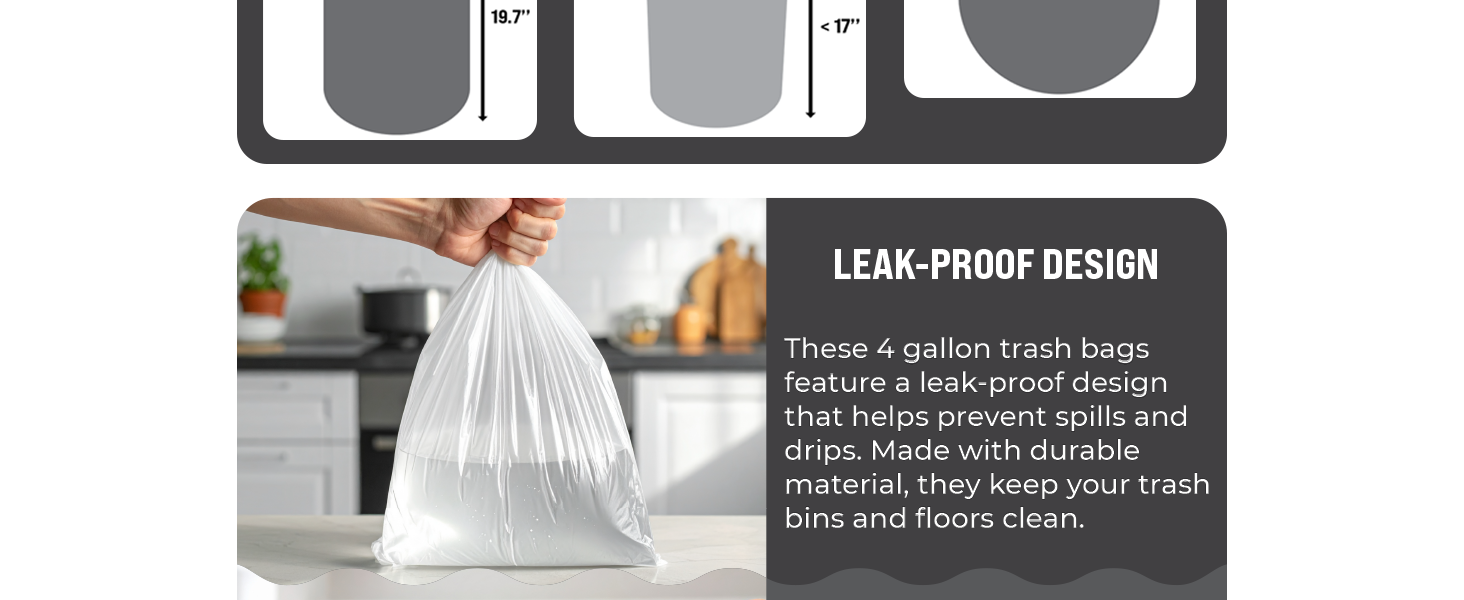 kitchen trash bags