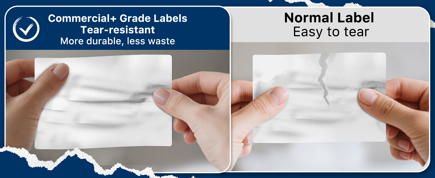 tear-proof thermal labels