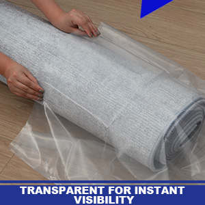 clear design of our rug bag organizing your stored items will be a breeze Easily categorize