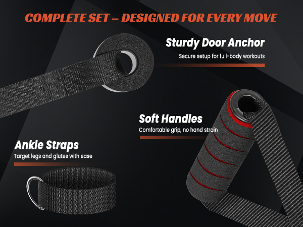 Complete Set – Designed for Every Move Soft Handles Comfortable grip, no hand strain.